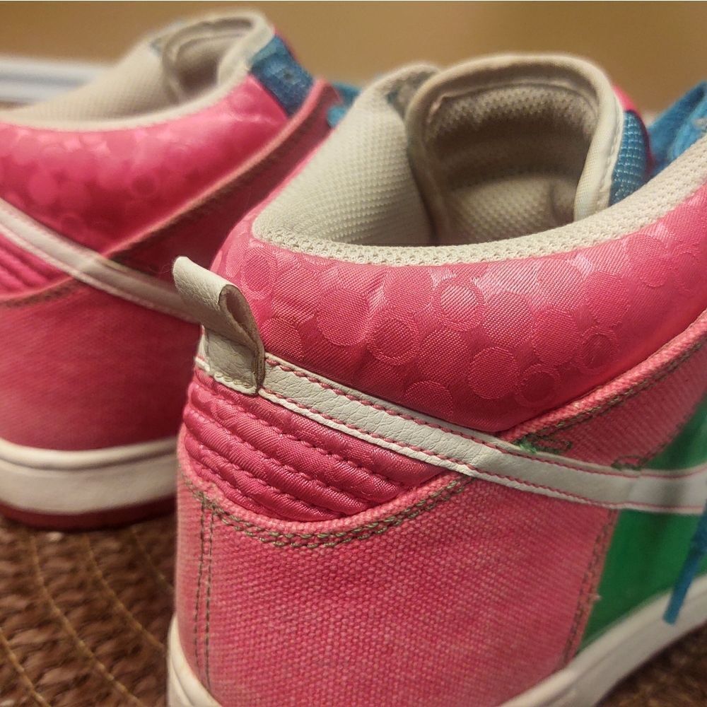 Nike 6.0 High Dunk Womens Sneaker Skater Shoes Sz 9 Retro 454054-136 - Picture 6 of 8